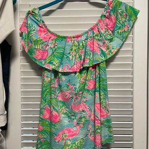 Lilly Pulitzer NWOT Flamingo Top Size S